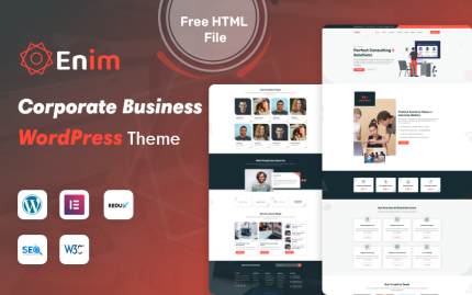 Enim - Corporate Business Wordpress Theme