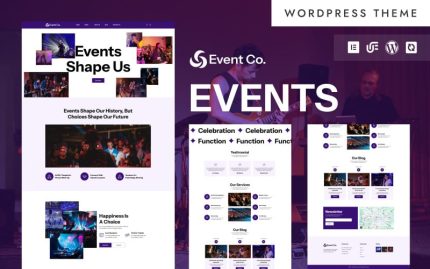 Event Co. - Concert, Festival & Event Management WordPress Elementor Theme