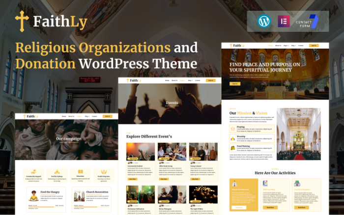 Faithly - Religion And Church WordPress Elementor Theme