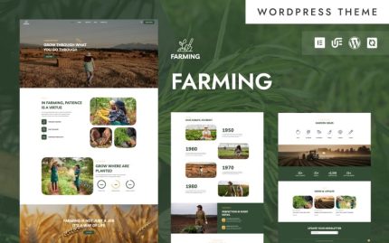 Farming - Modern Farming & Agriculture WordPress Elementor Theme