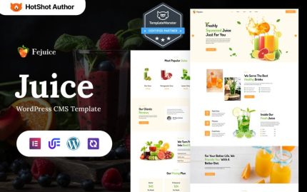 Fejuice - Fruit juice And liquid WordPress Elementor Theme
