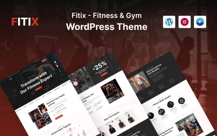 Fitix - Fitness and Gym WordPress Theme