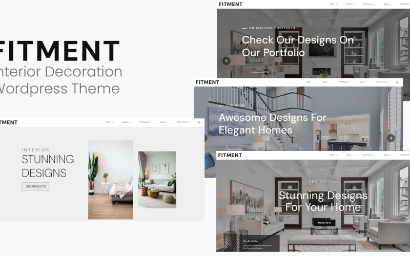 Fitment - Interior Decoration WordPress Theme
