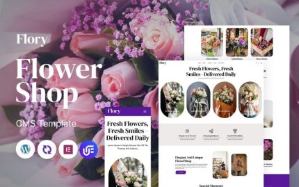Flory- Flower Shop Multipurpose Responsive WordPress Theme