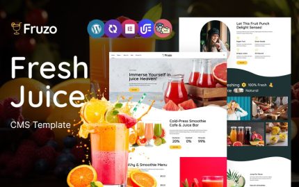 Fruzo - Fresh Juice Store Multipurpose Responsive WordPress Theme