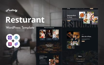 Fudtsty - Tasty Dining Restaurant And WordPress Elementor Theme