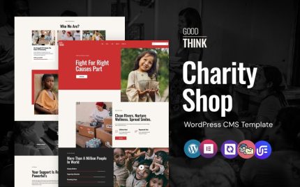 Good Think - Charity Trust And Donation WordPress Elementor Theme