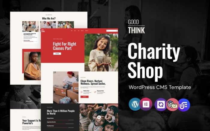 Good Think - Charity Trust And Donation WordPress Elementor Theme