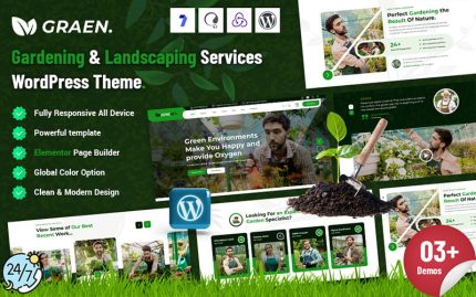 Graen - Green Environments WordPress Theme