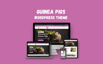 Guinea Pigs One Page WordPress Theme