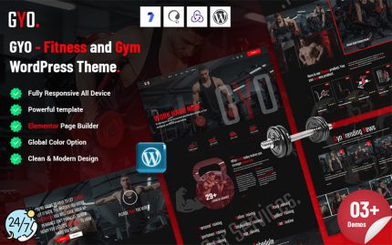 Gyo - Fitness and Gym WordPress Theme