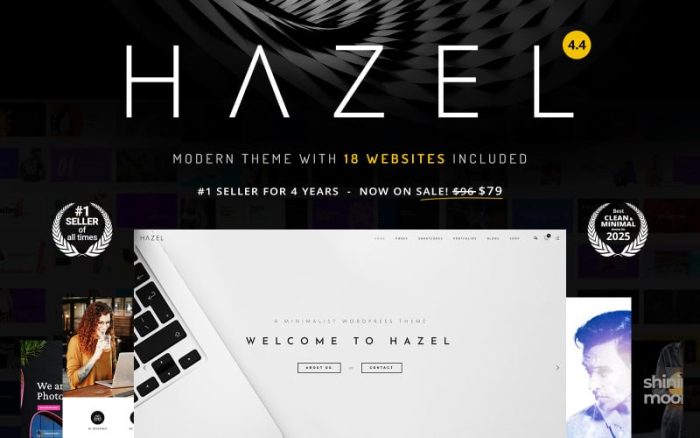 Hazel - Clean Minimalist Multi-Purpose WordPress Theme