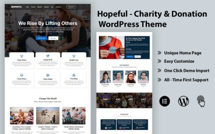 Hopeful - Charity & Donation WordPress Theme