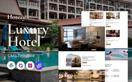 Hotezy - Luxury Hotel And Resort Multipurpose Responsive WordPress Theme