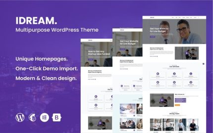 Idream Multipurpose Responsive WordPress Theme