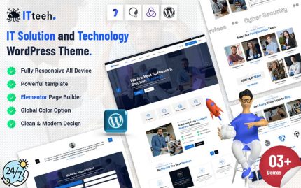 Itteeh - IT Solution and Technology WordPress Theme