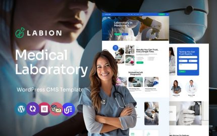 Labion - Laboratory And Medical Research Multipurpose WordPress Elementor Theme