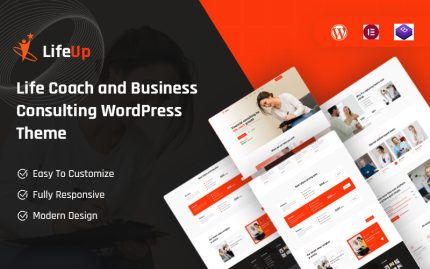 Lifeup – Life Coach and Business Consulting WordPress Theme