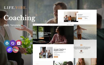 Lifevibe - life Coaching Club Multipurpose Responsive WordPress Theme