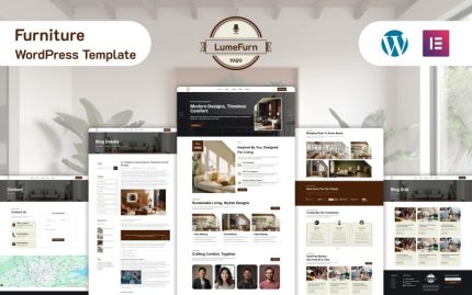 LumeFurn – Modern and Minimalist Furniture WordPress Theme