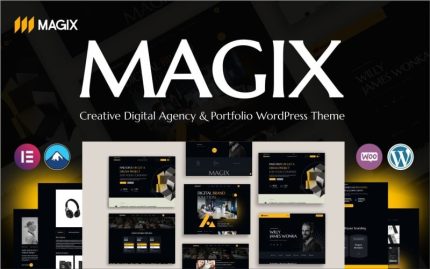 Magix – Creative Digital Agency & Portfolio WordPress Theme