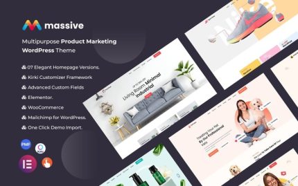 Massive - Multipurpose Product Marketing WordPress Theme