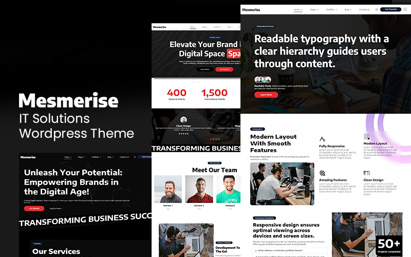 Mesmerise - IT Solutions WordPress