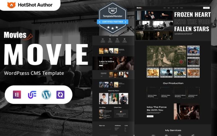 Movies - Movie And Film Studio WordPress Elementor Theme