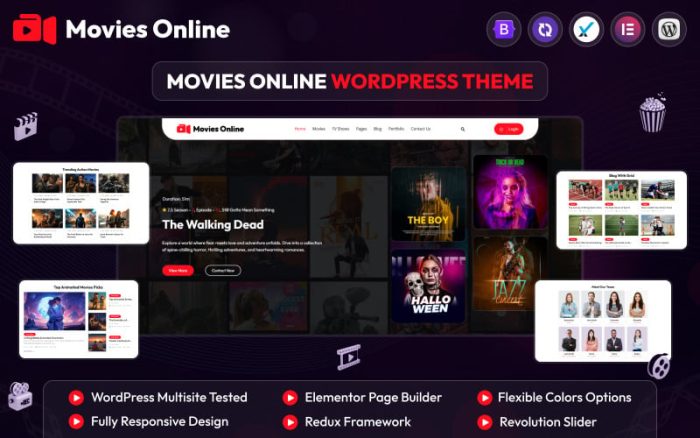 Movies Online WordPress Theme