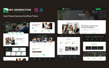 NexGen - Tax & Finance Services WordPress Theme