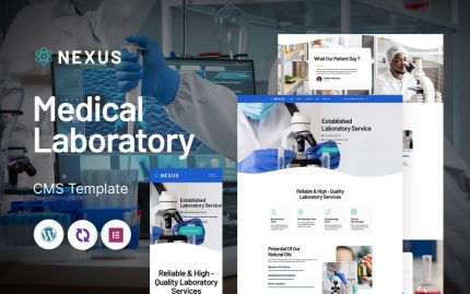 Nexus - Medical Laboratory Multipurpose Responsive WordPress Theme