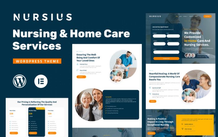 Nursius – Elderly Care & Private Nursing WordPress Theme