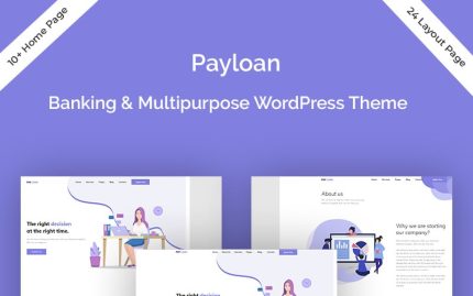 Payloan - Banking, Finance & Fintech WordPress Theme