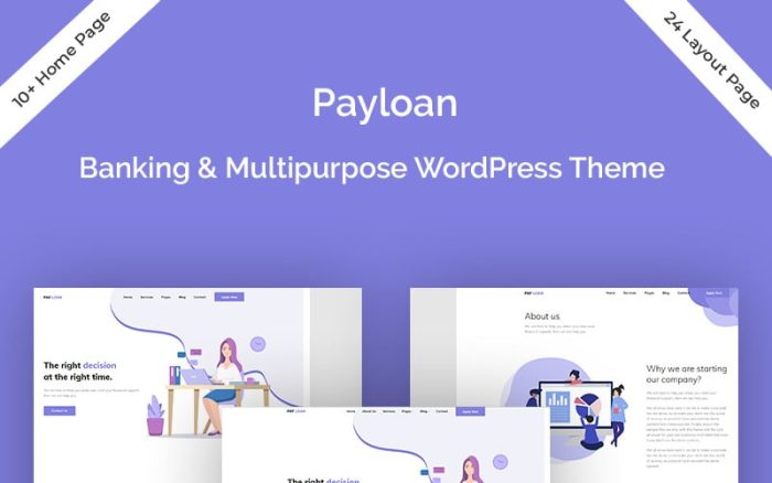 Payloan - Banking, Finance & Fintech WordPress Theme