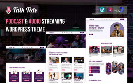 Podcast & Audio Streaming WordPress Theme