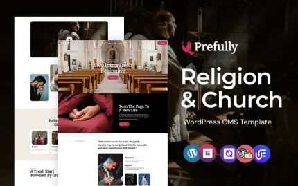 Prefully - Religion And Church WordPress Elementor Theme