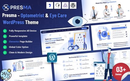 Presma - Optometrist & Eye care WordPress theme