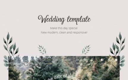 QueenFlowers - Wedding WordPress Theme