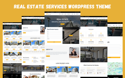 Real Estate Services & Agent WordPress Theme