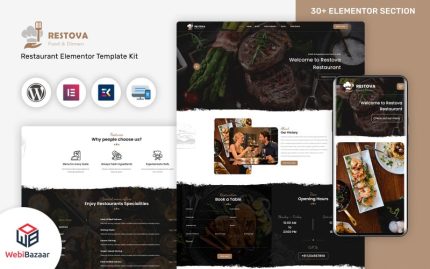 Restova - Fast Food & Restaurant Responsive Wordpress Theme