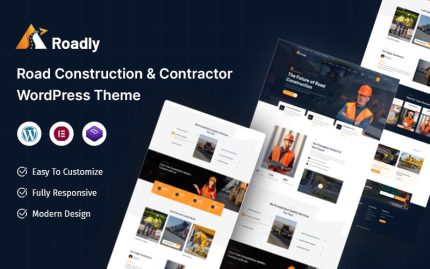 Roadly – Road Construction & Contractor WordPress Theme