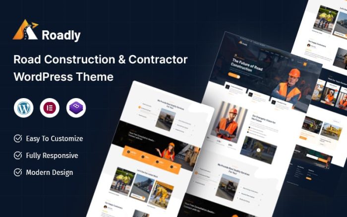 Roadly – Road Construction & Contractor WordPress Theme