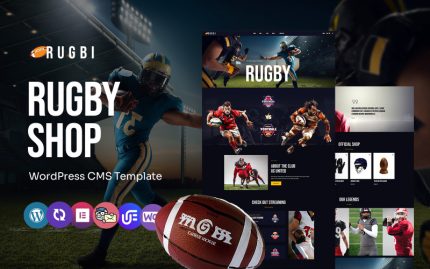 Rugbi - Football And Sport Clubs Multipurpose WordPress Elementor Theme