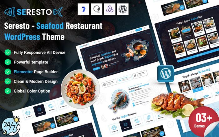 Seresto - Scuba Seafood WordPress Theme