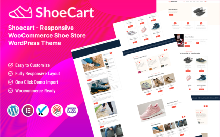ShoeCart - Responsive WooCommerce Shoe Store WordPress Theme