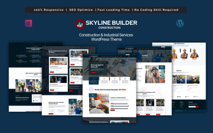 Skyline - Construction & Industrial Services WordPress Theme