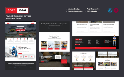 Soft Ideal Paving Sevices WordPress Theme