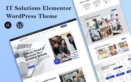 SoftSheba - IT Solutions Agency Elementor WordPress Theme
