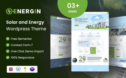 Solar - Ecology & Solar Energy WordPress Theme