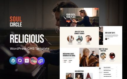 Soul Circle - Religion And Church Multipurpose WordPress Elementor Theme
